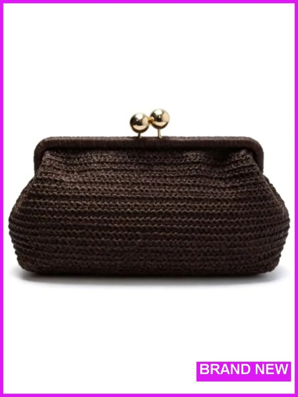 Large Straw Clutch Purse Woven Evening Bag Beach Summer Party